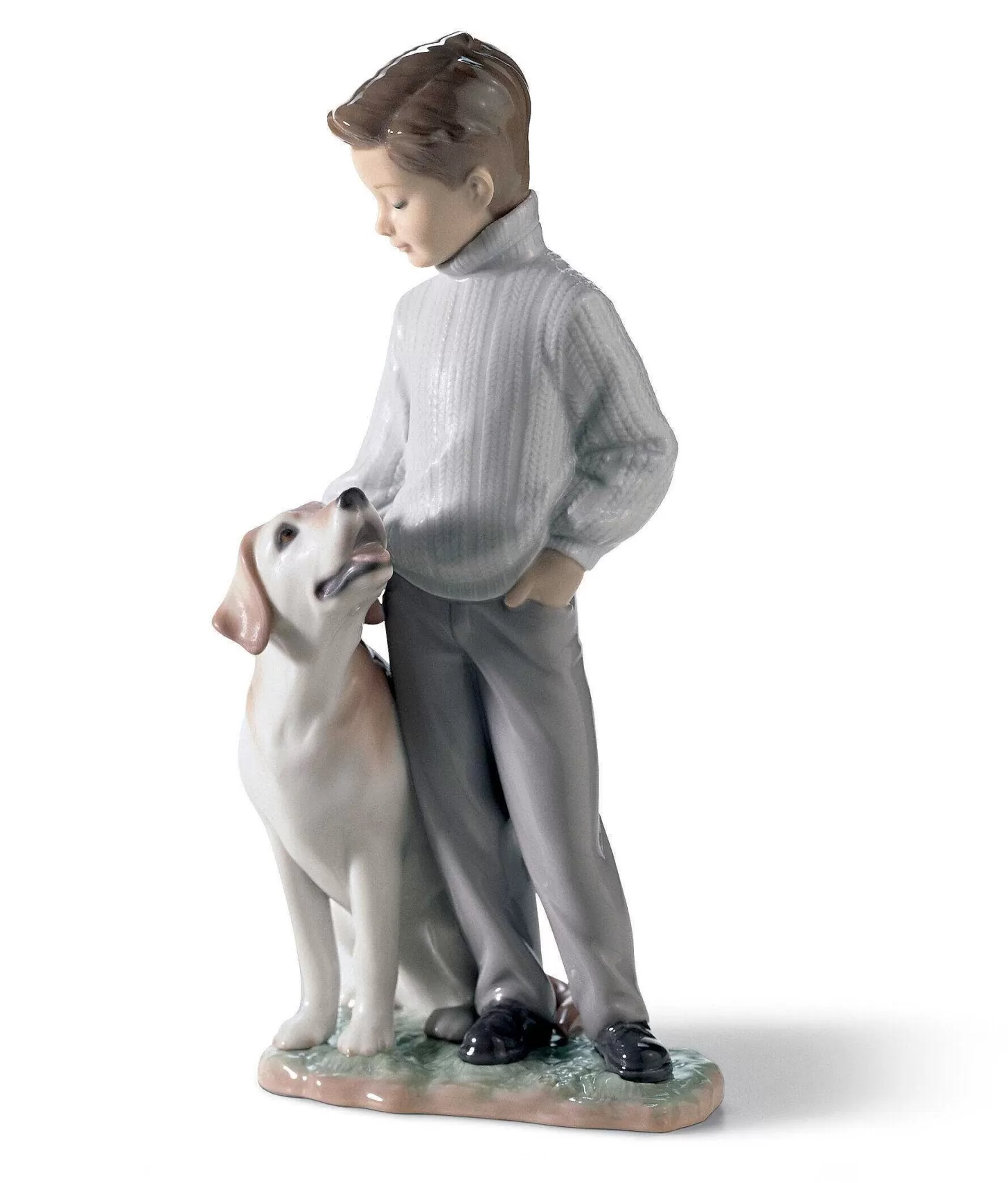 Lladró My Loyal Friend Dog Figurine^ Children
