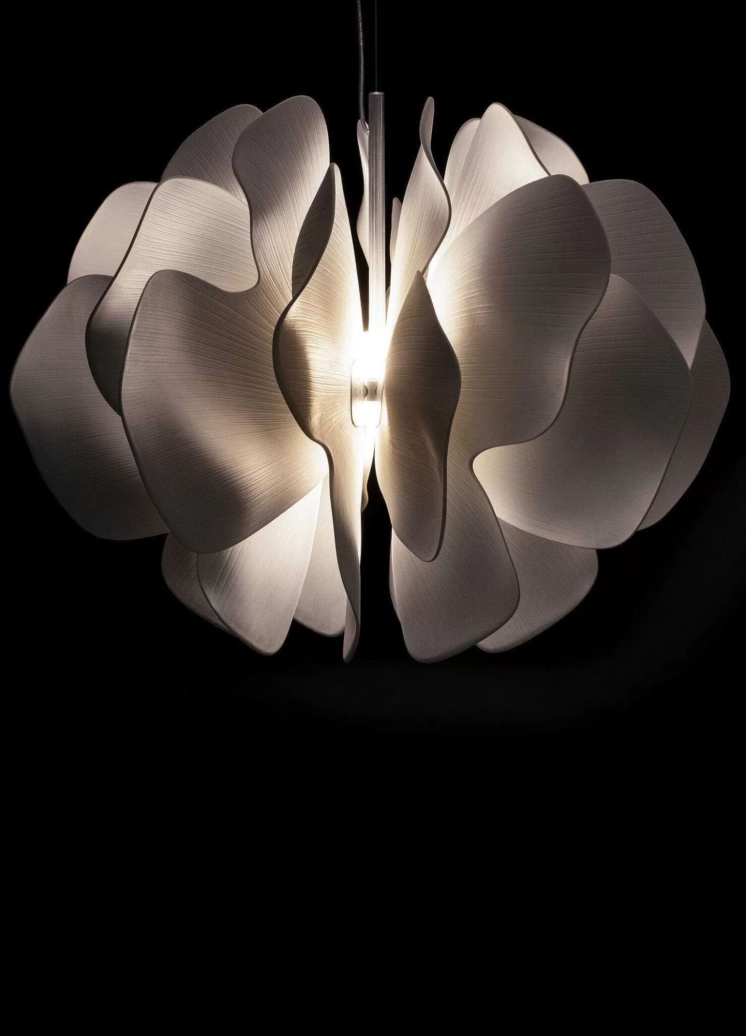 Lladró Nightbloom Hanging Lamp 60Cm. White. (Us)^ Lighting