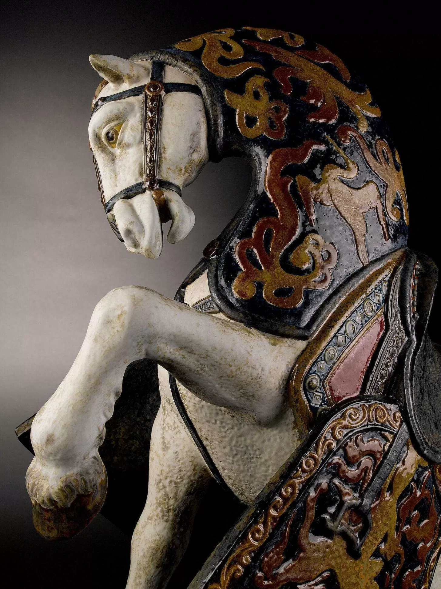 Lladró Oriental Horse Sculpture. Limited Edition^ High Porcelain