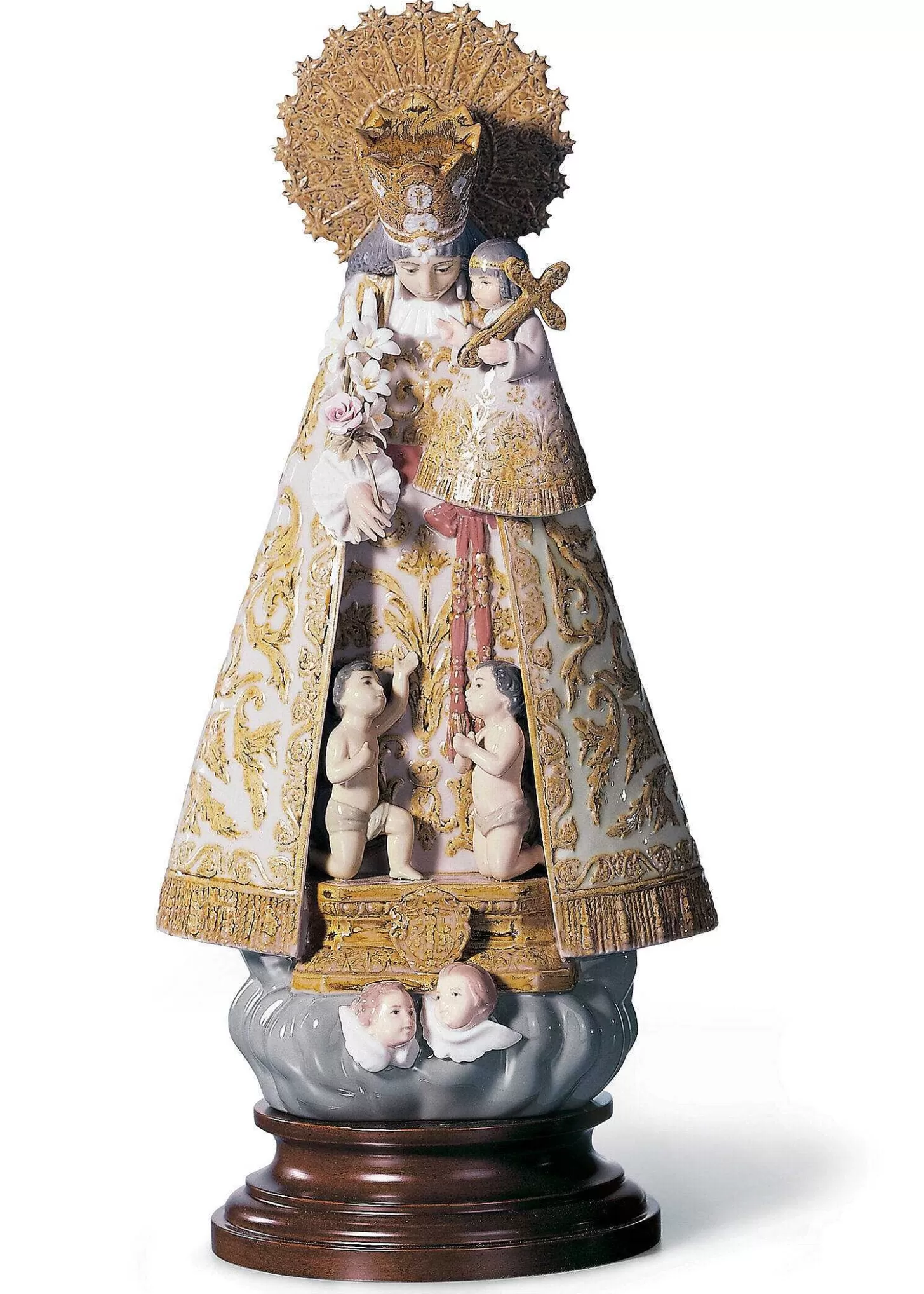 Lladró Our Lady Of The Forsaken Figurine. Numbered Edition^ Christianity
