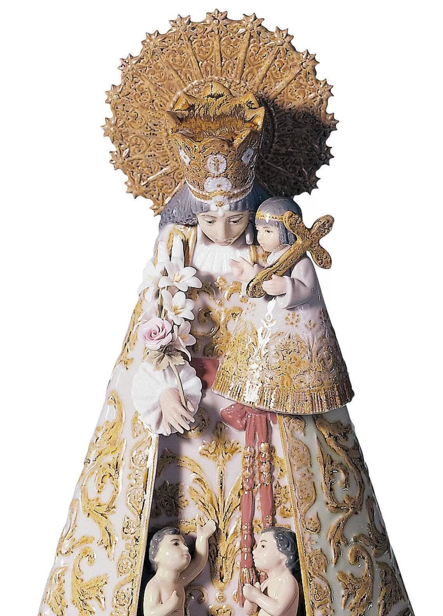 Lladró Our Lady Of The Forsaken Figurine. Numbered Edition^ Christianity