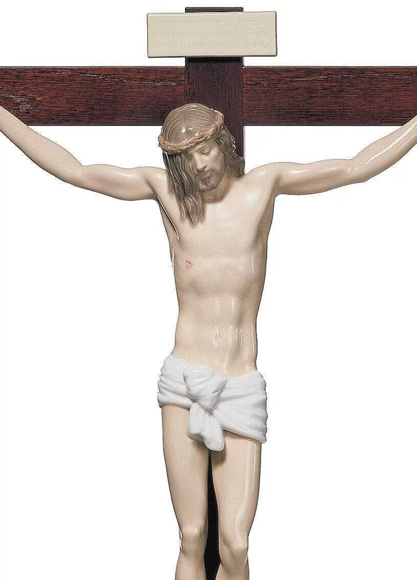 Lladró Our Savior Crucifix Figurine Tabletop^ Christianity