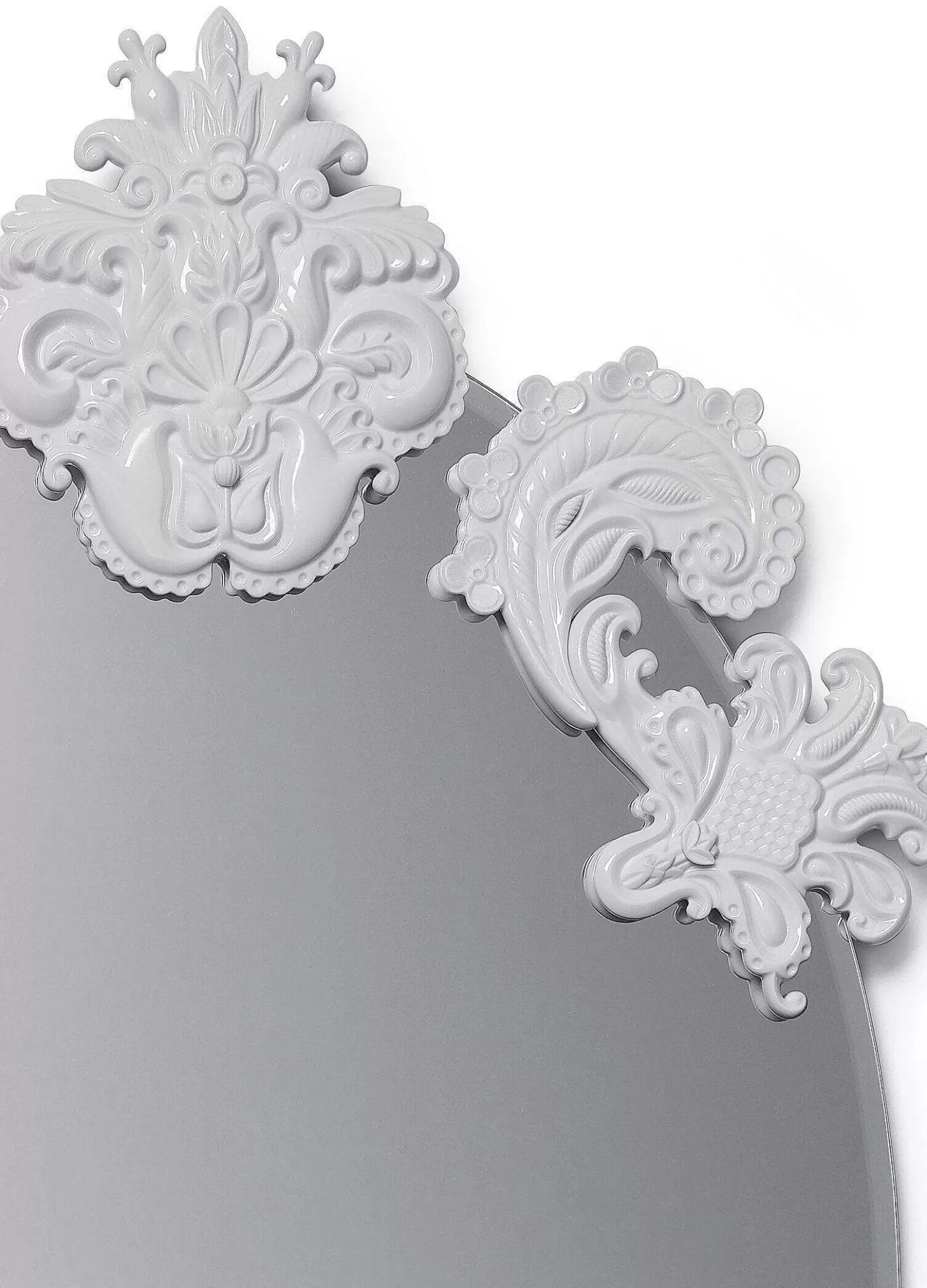 Lladró Oval Mirror Without Frame Wall Mirror. Limited Edition^ Mirrors