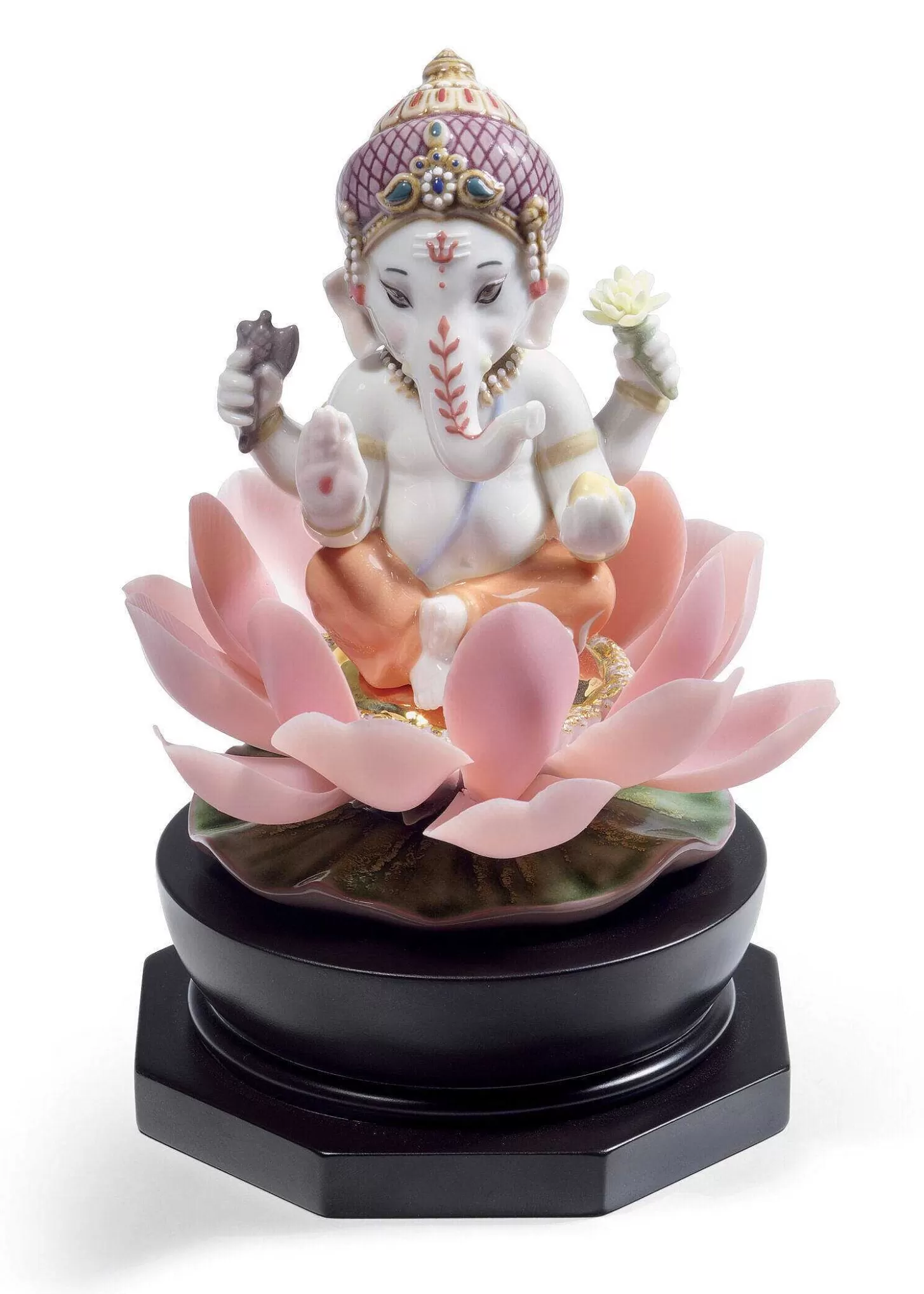 Lladró Padmasana Ganesha Figurine^ Hinduism