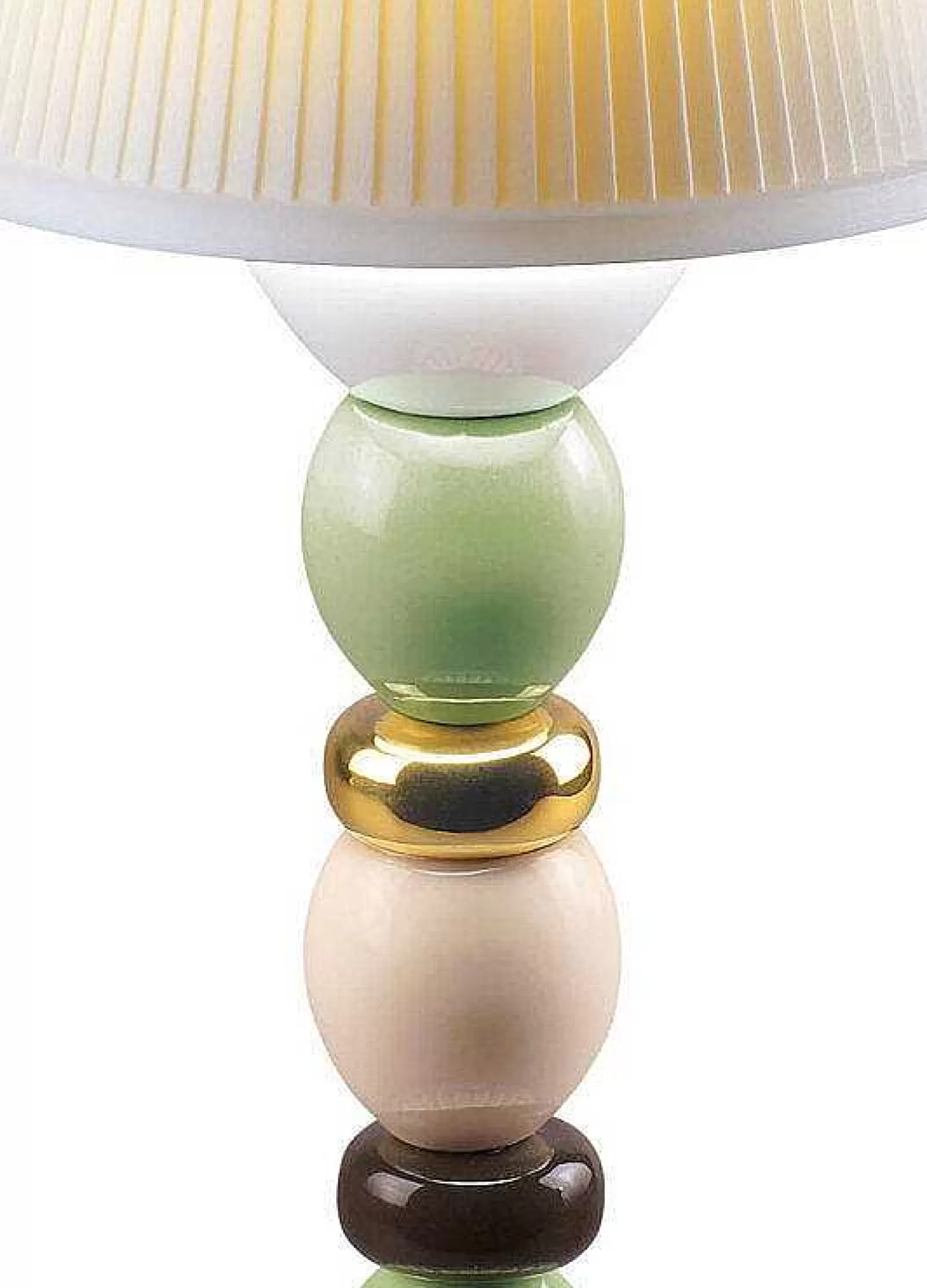 Lladró Palm Firefly Golden Fall Table Lamp. Green And Blue^ Lighting