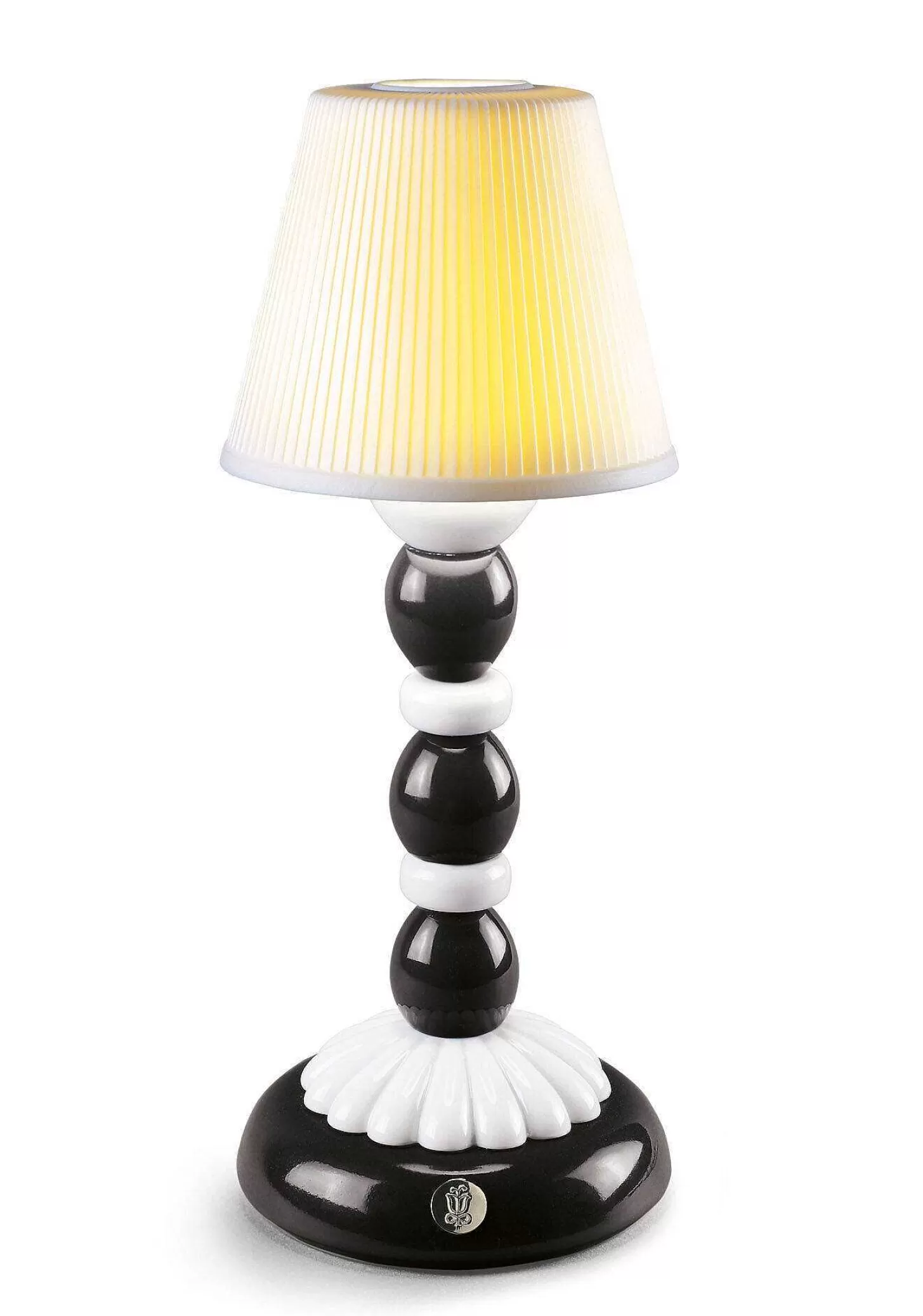 Lladró Palm Firefly Table Lamp. Black And White^ Lighting