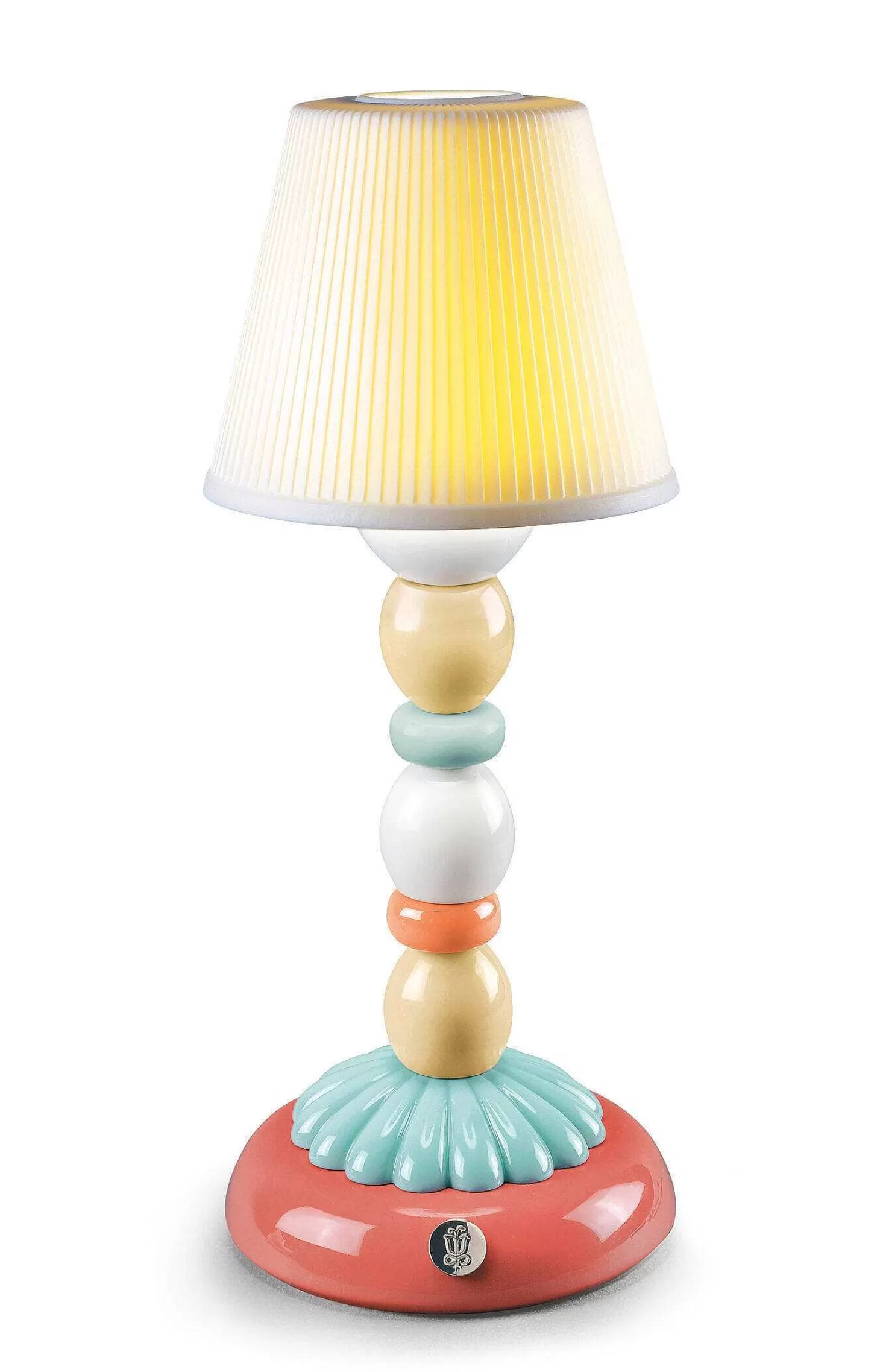 Lladró Palm Firefly Table Lamp. Pale Blue^ Lighting