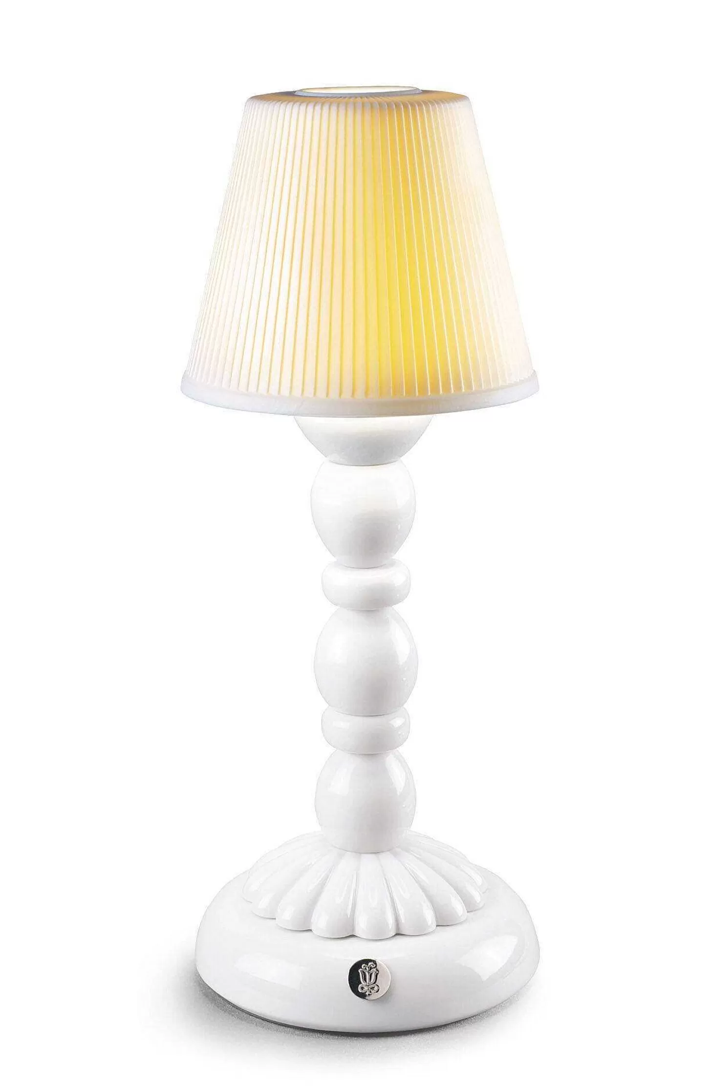 Lladró Palm Firefly Table Lamp. White^ Lighting