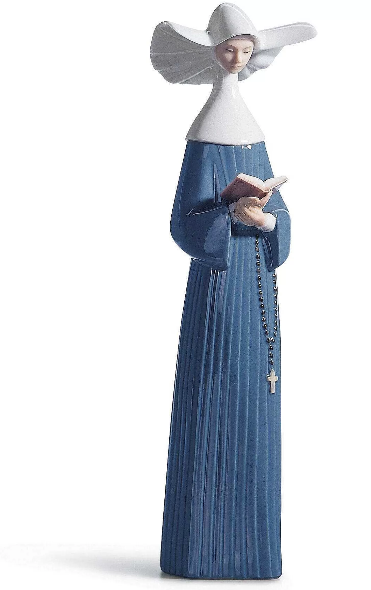 Lladró Prayerful Moment Nun Figurine^ Christianity