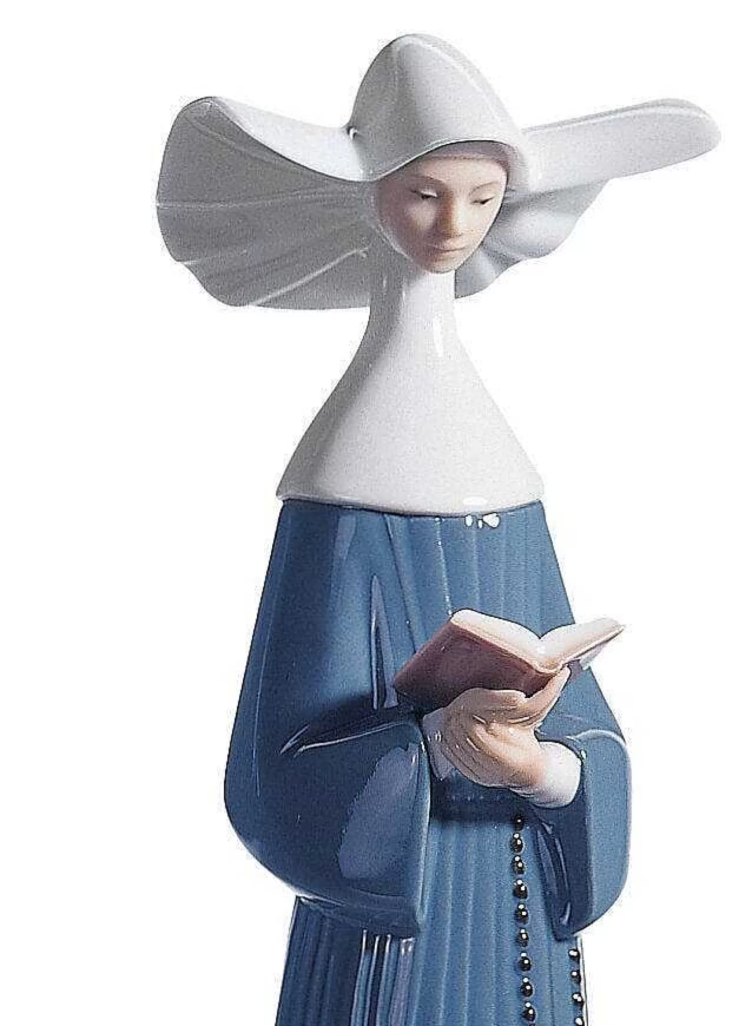 Lladró Prayerful Moment Nun Figurine^ Christianity