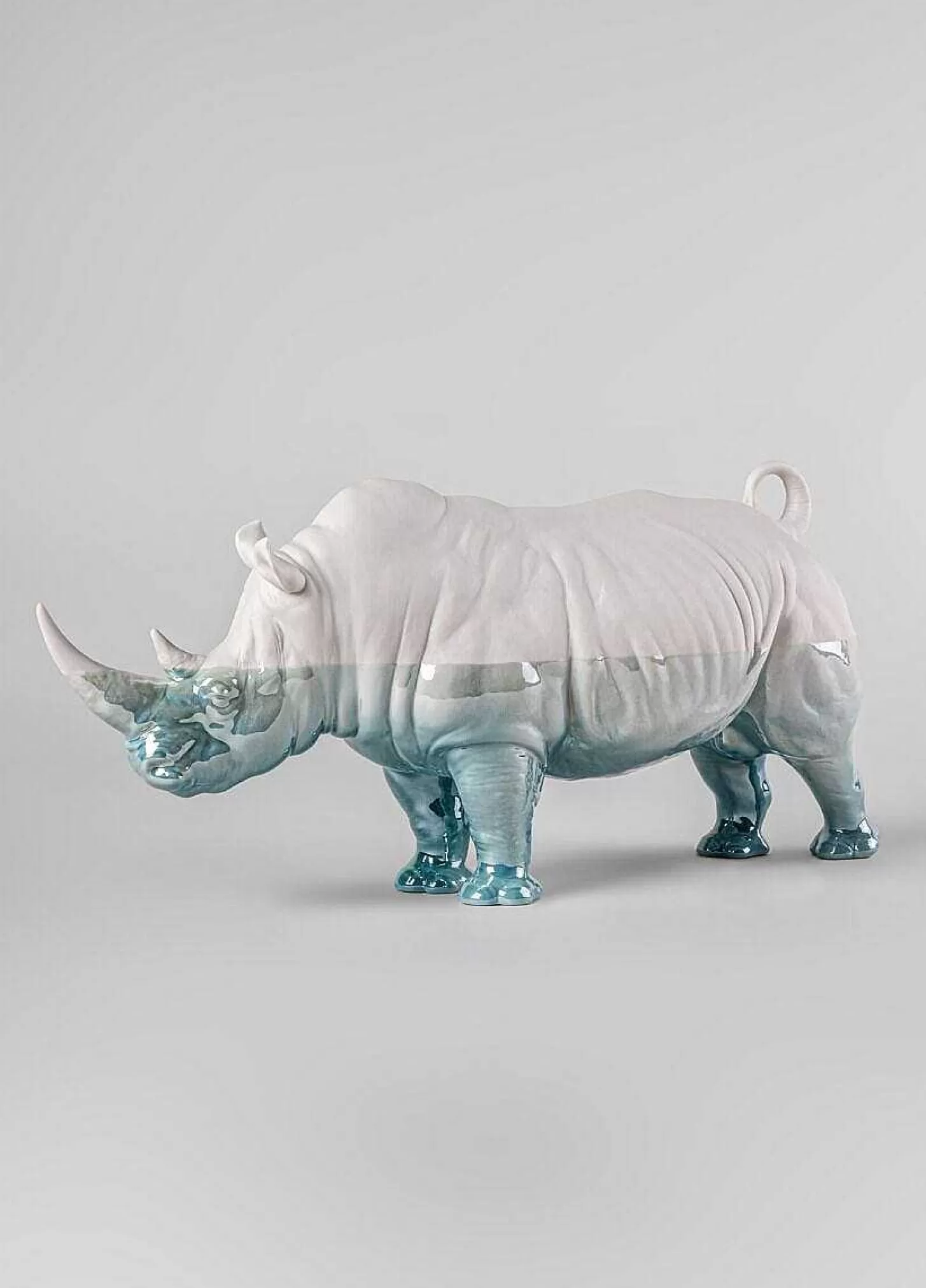 Lladró Rhino - Underwater Sculpture^ Gifts