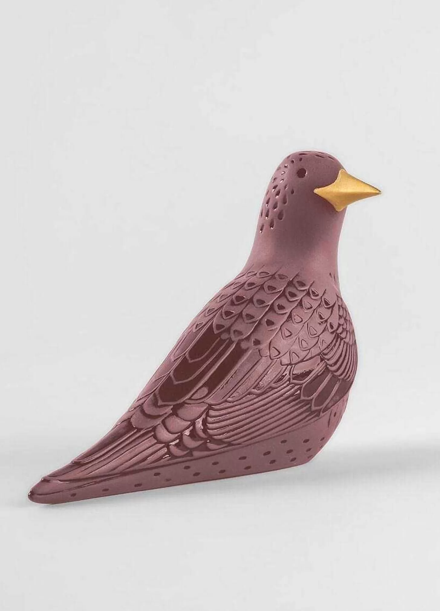 Lladró Starling Ii Figurine. Purple^ Design