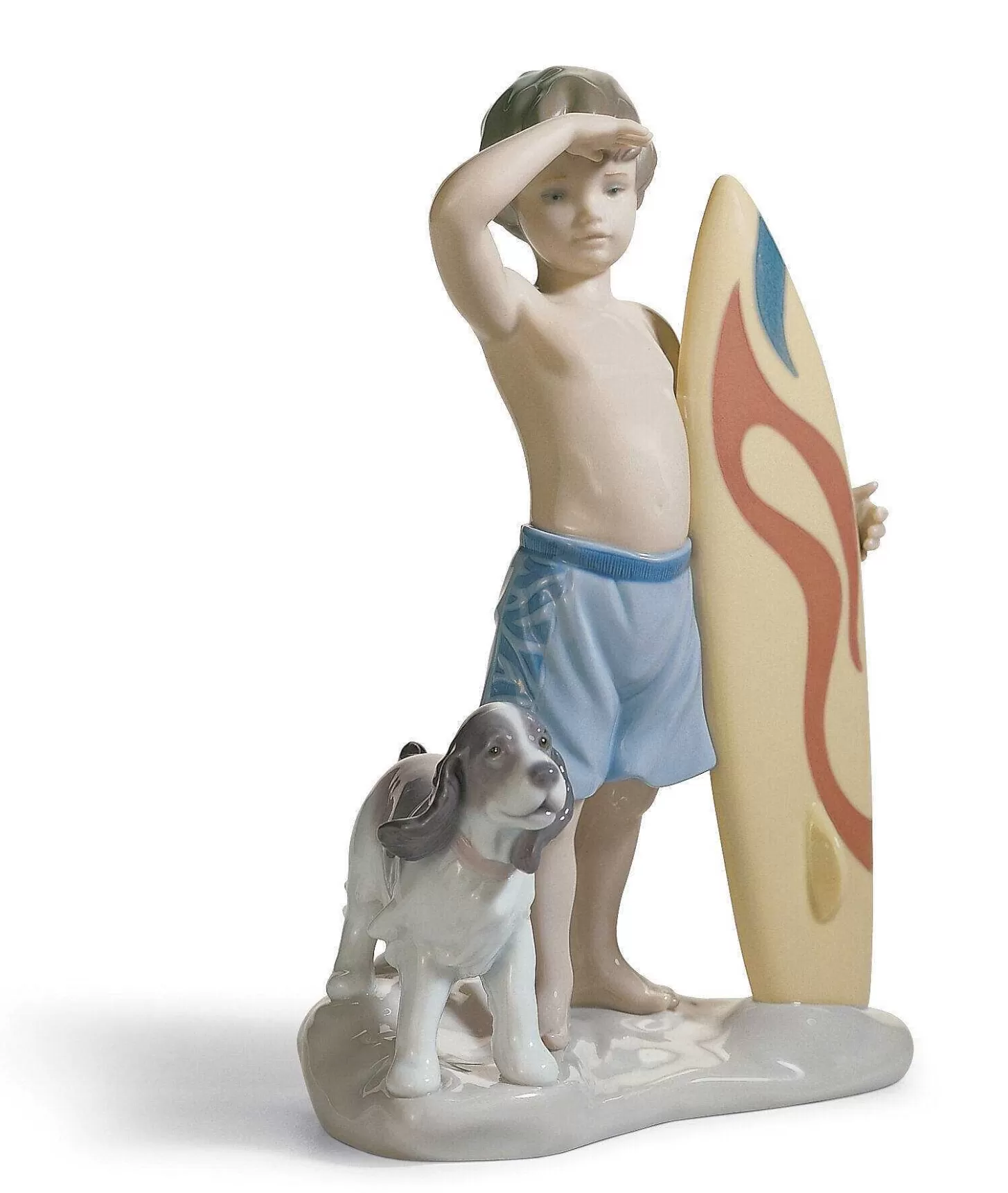 Lladró Surf'S Up Boy Figurine^ Children