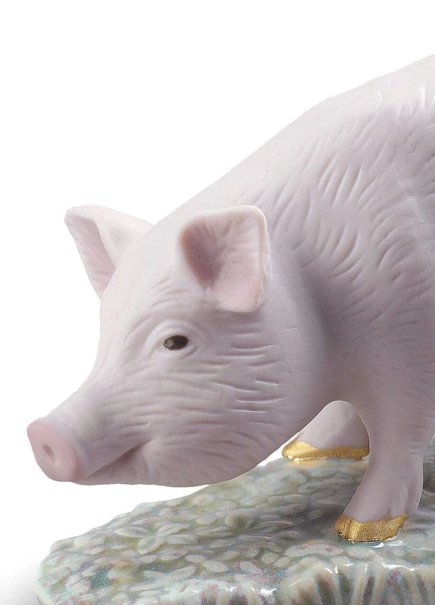 Lladró The Pig Mini Figurine^ Animals