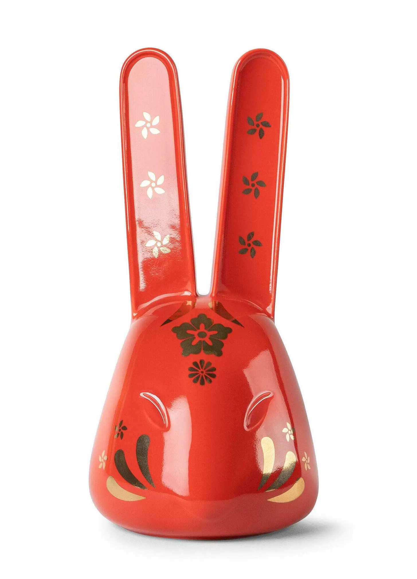 Lladró The Rabbit (Red - Gold) Sculpture^ Design