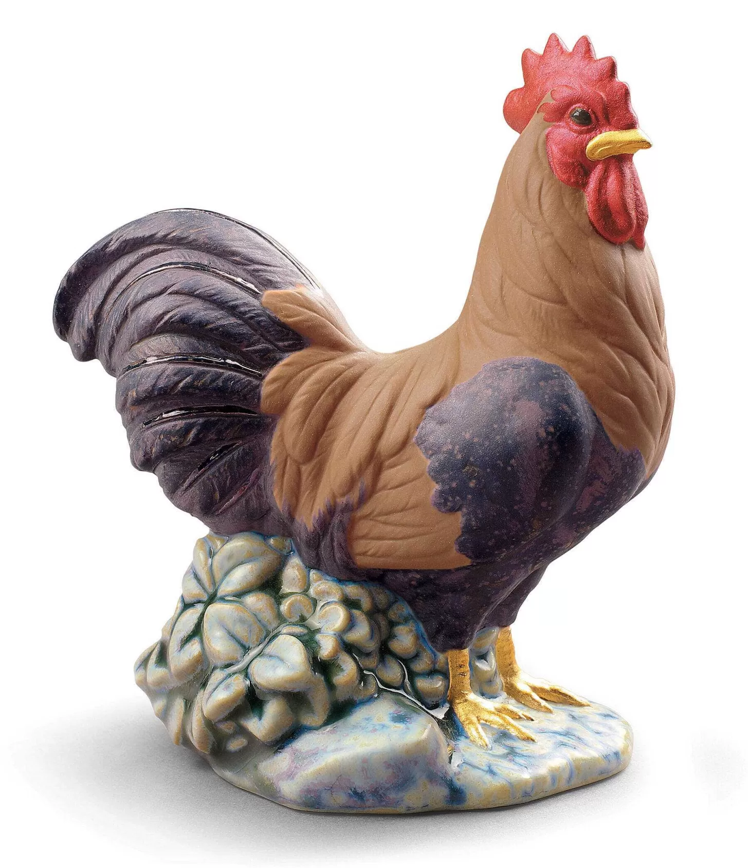 Lladró The Rooster Figurine. Mini^ Animals
