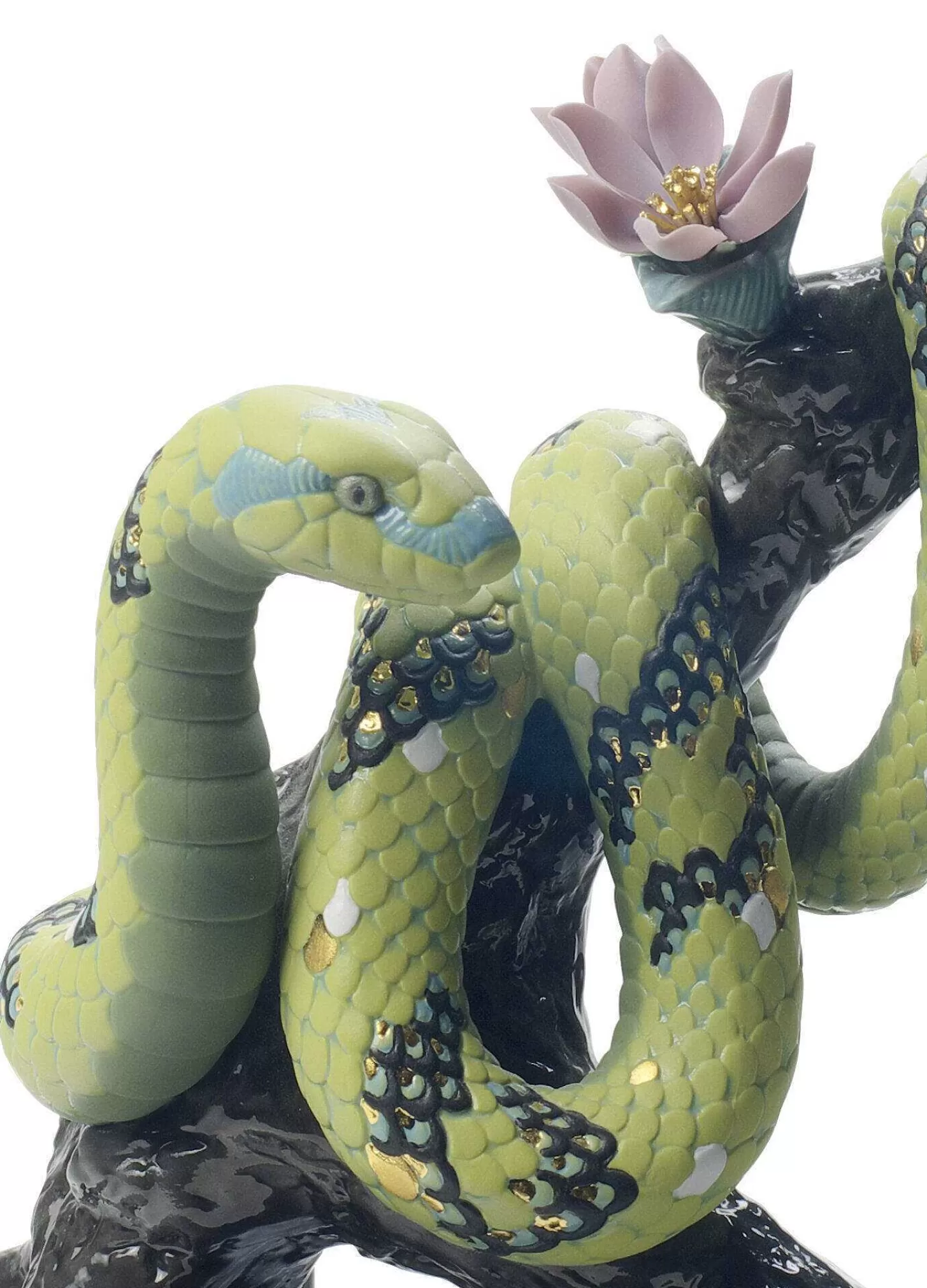 Lladró The Snake Sculpture. Limited Edition^ Animals