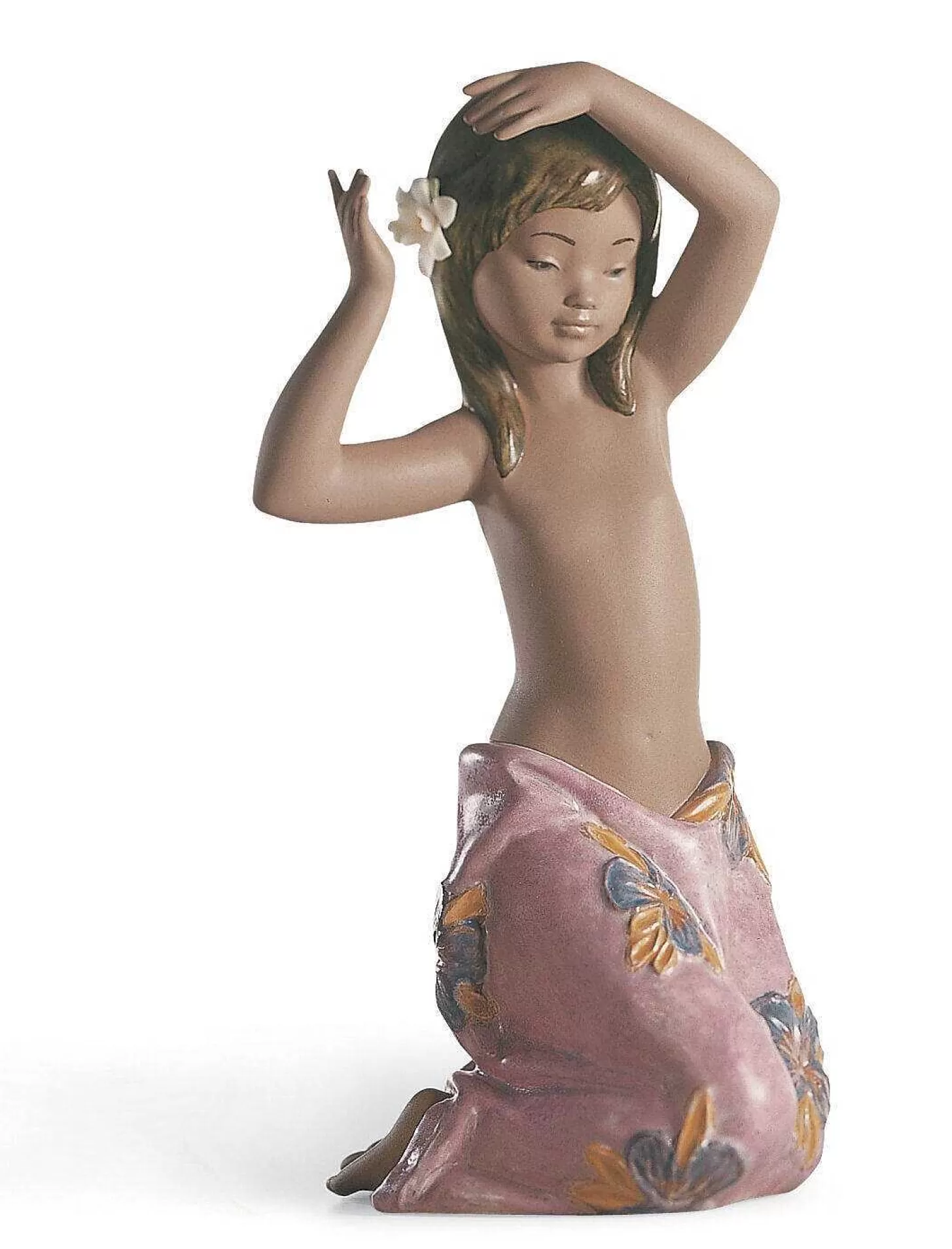 Lladró Tropical Flower Girl Figurine^ Children