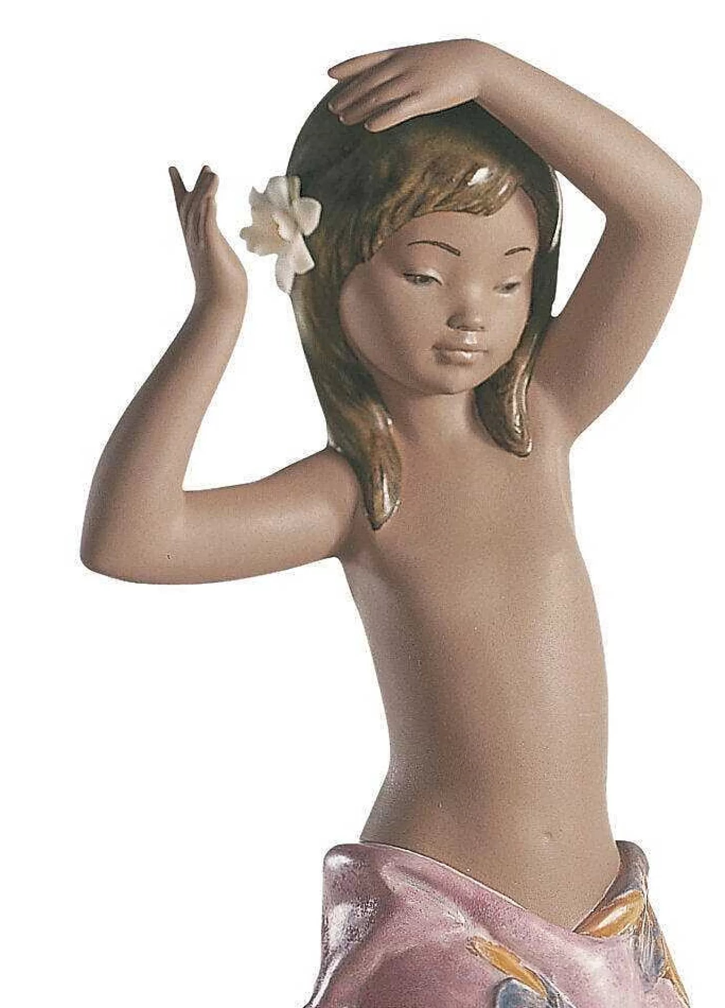 Lladró Tropical Flower Girl Figurine^ Children