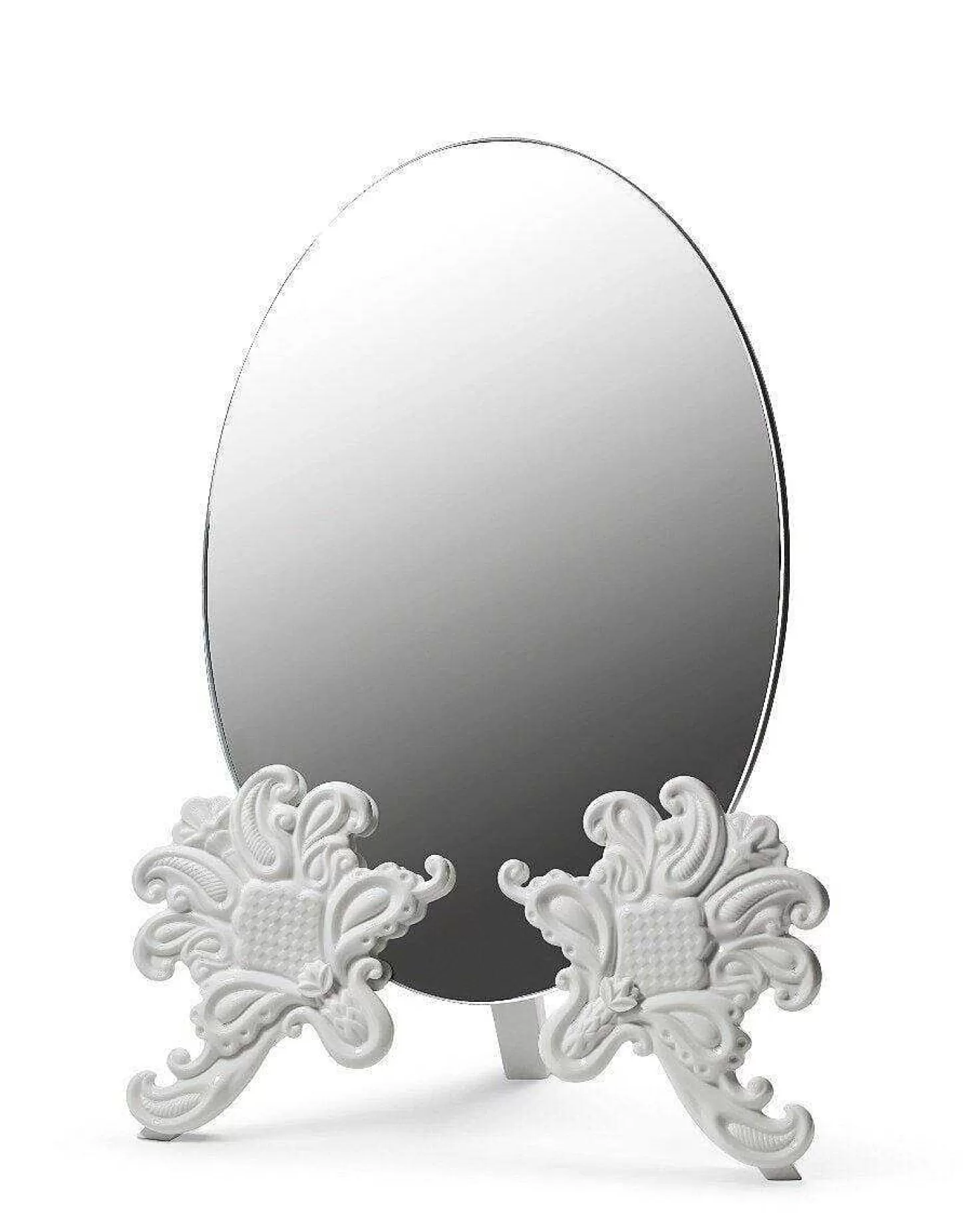 Lladró Vanity Mirror. White^ Mirrors