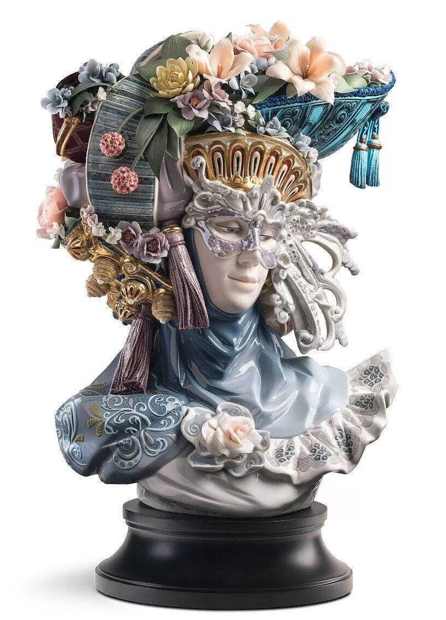 Lladró Venetian Fantasy Woman Sculpture. Limited Edition^ High Porcelain