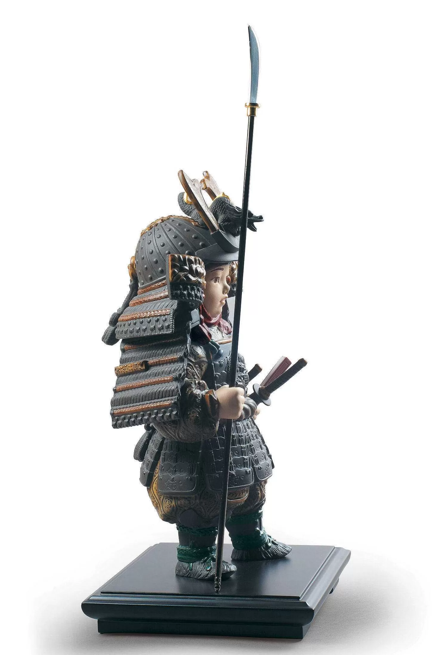 Lladró Warrior Boy Figurine^ Japanese Culture