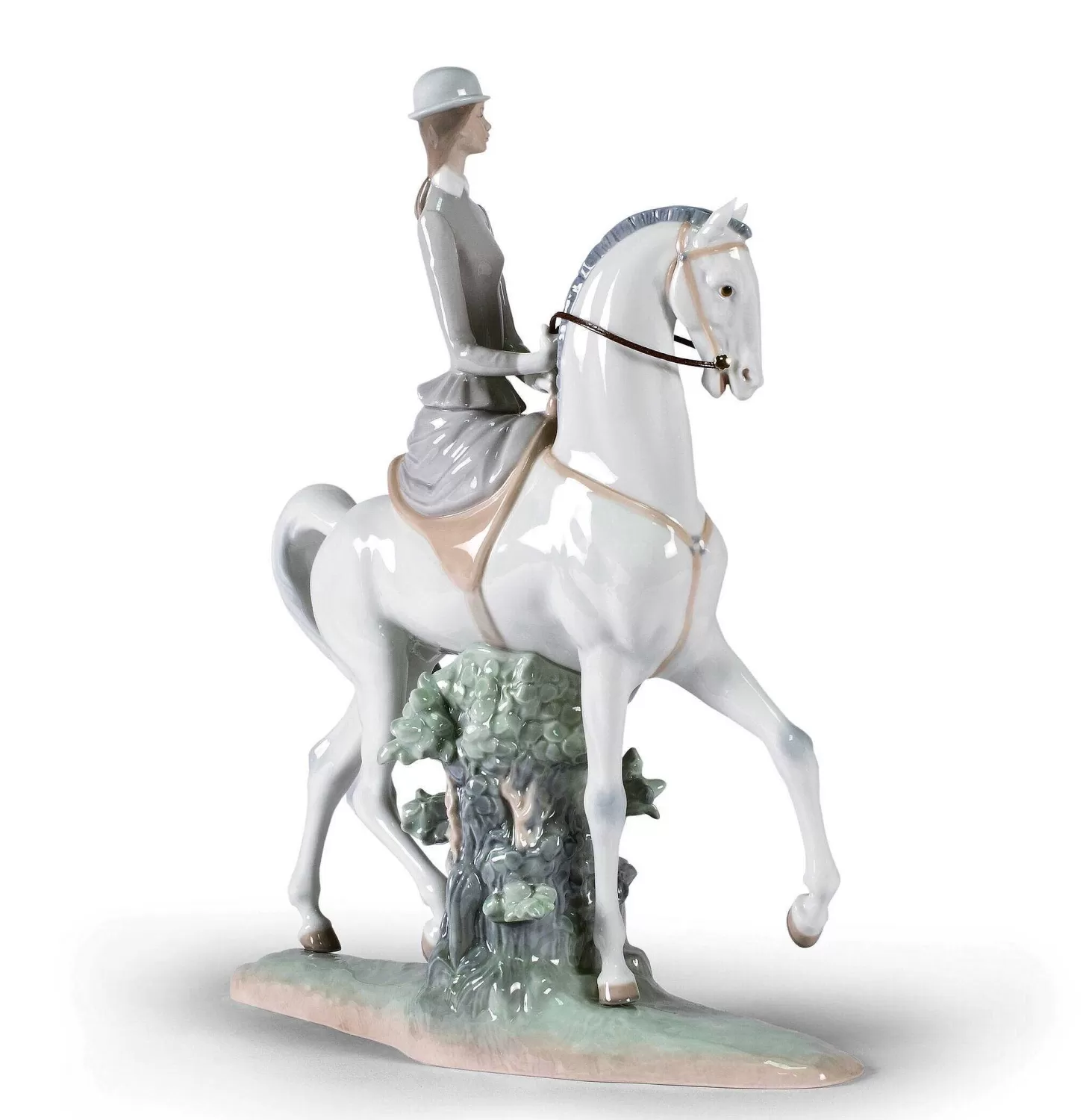 Lladró Woman On Horse Figurine^ Women